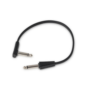 Rockboard flat patch cable black BSA 20 cm