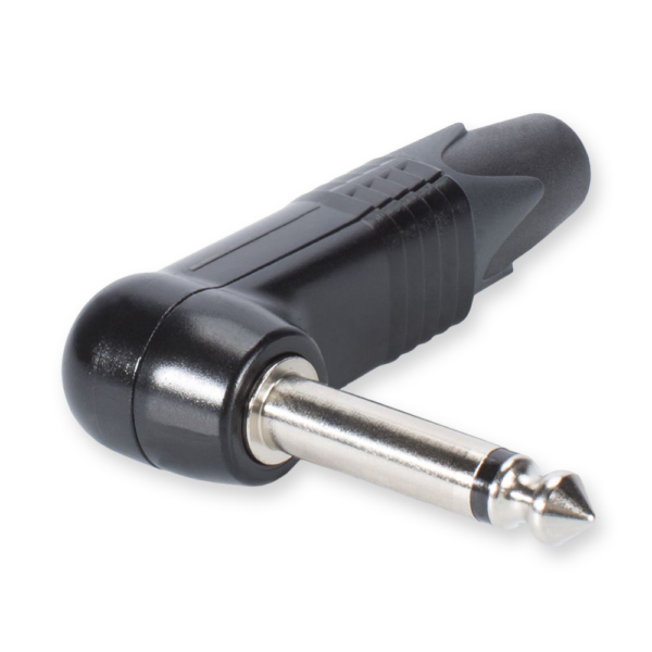 Neutrik NP2RX-BAG haakse jack plug zwart