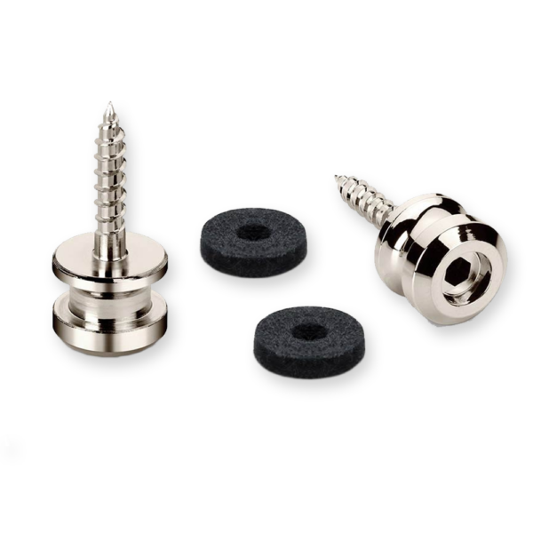 Schaller straplock button set nickel 18mm