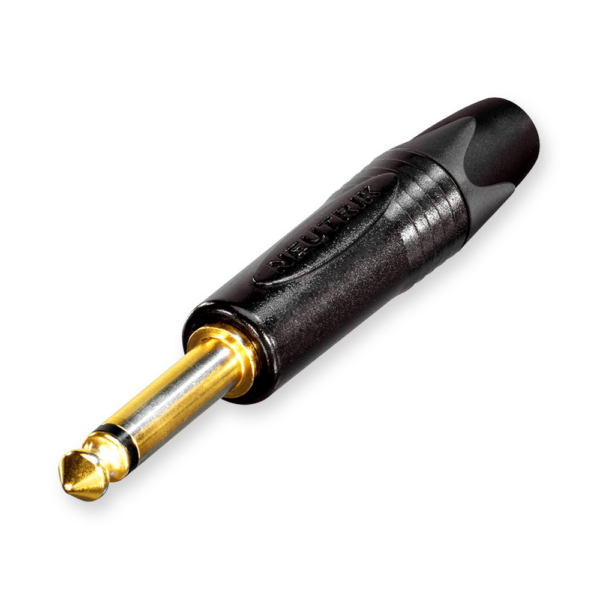 Neutrik NP2X-B jack plug zwart gold contatcts