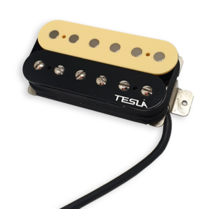 Tesla Nitro humbucker bridge zebra