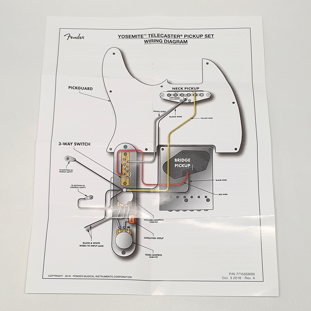 Yosemite pickups outlet telecaster