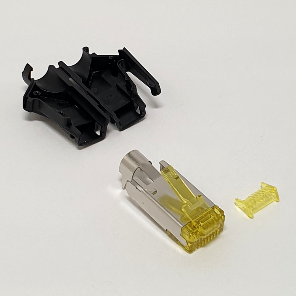 Hirose RJ45C6ASW RJ45 connector kabeldeel zwart – Piqqid