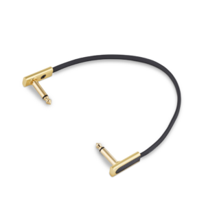 Rockboard PC-F-20-GD flat patch cable gold black 20 cm