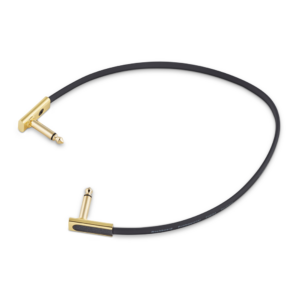 Rockboard PC-F-30-GD flat patch cable gold black 30 cm