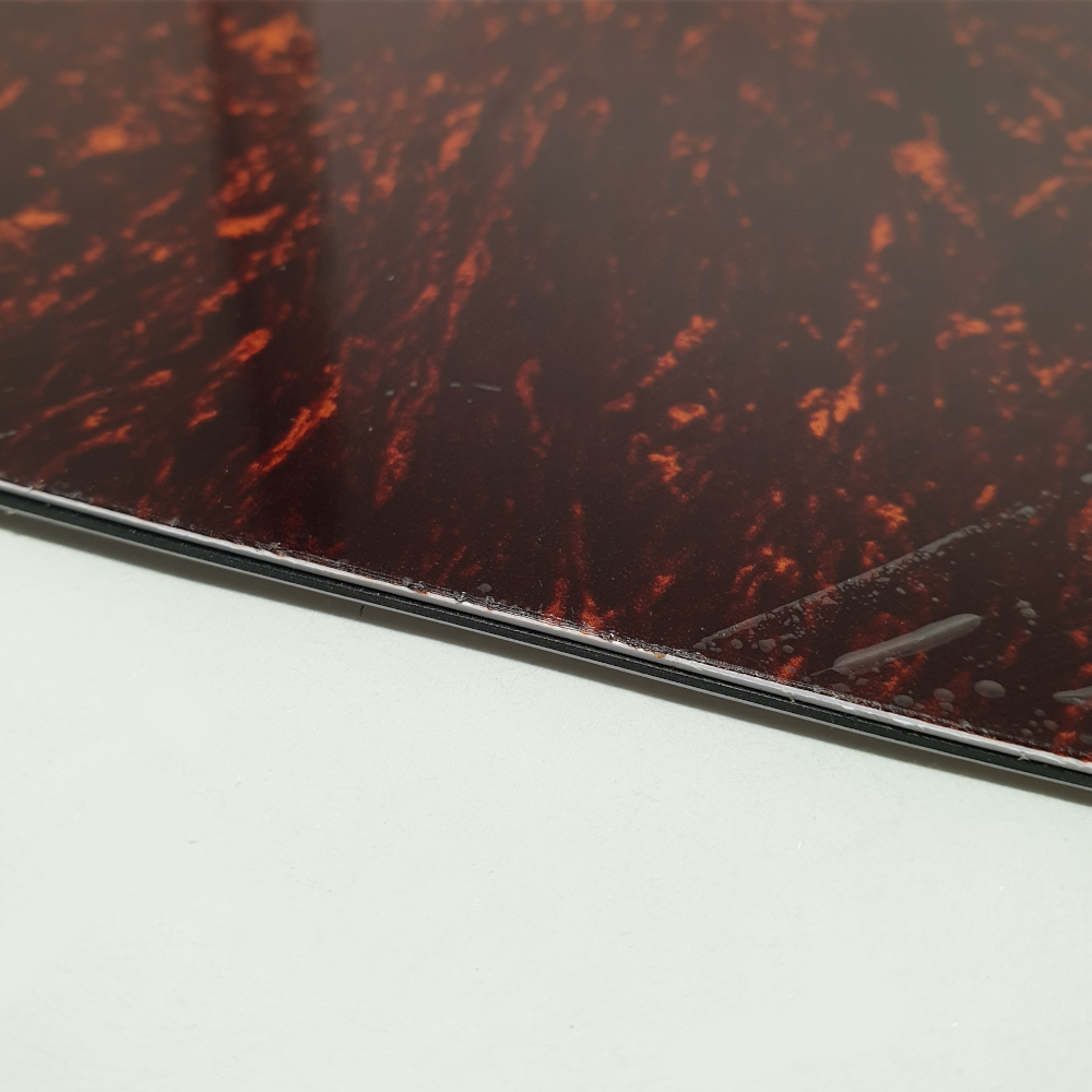 MusicLily M696 slagplaat materiaal 4-ply red tortoise, 430 x 290 - Afbeelding 2