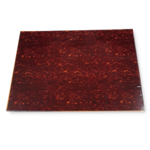 Pickguard blank material red tortoise 4-ply 430x290