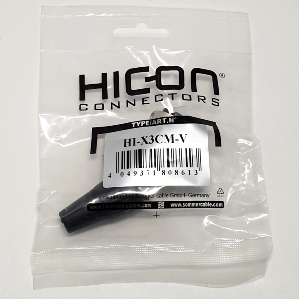 Hicon X3CM-V XLR connector plug male - Afbeelding 7