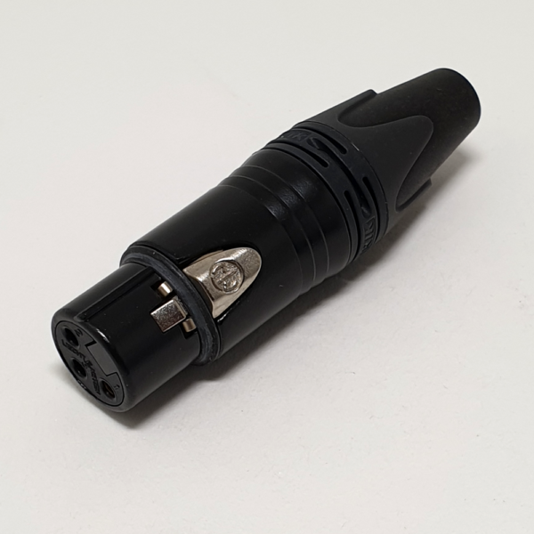 Neutrik NC3FXXB XLR connector plug female gold contacts - Afbeelding 5