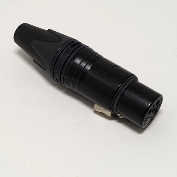 Neutrik NC3FXXB XLR connector plug female gold contacts - Afbeelding 6