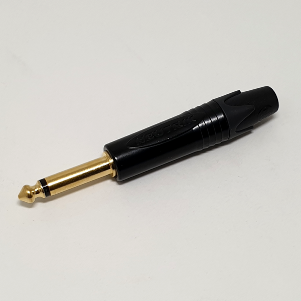 Neutrik NP2X-B 6,3 mm jack plug, mono, recht - Image 5