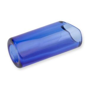 The Rock Slide GRS-MCSB medium sapphire blue glass