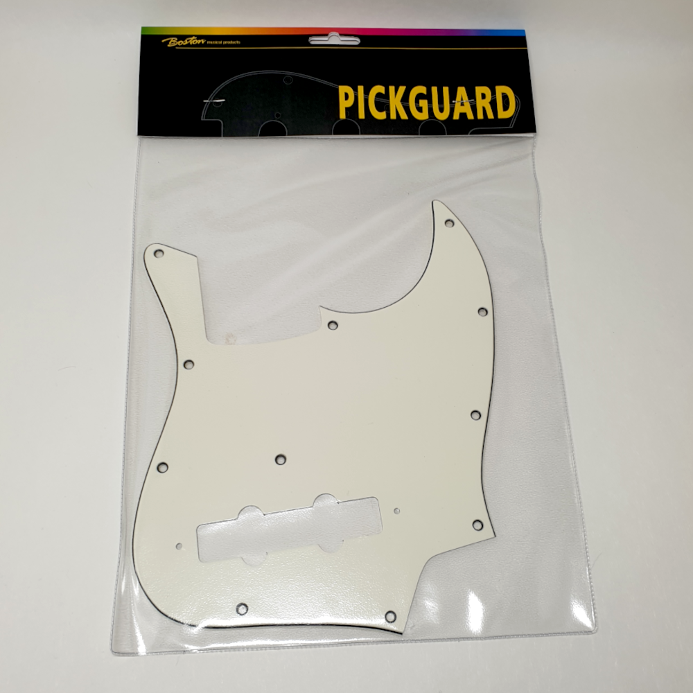 Boston JB-310-VW Jazz Bass slagplaat vintage white - Afbeelding 6