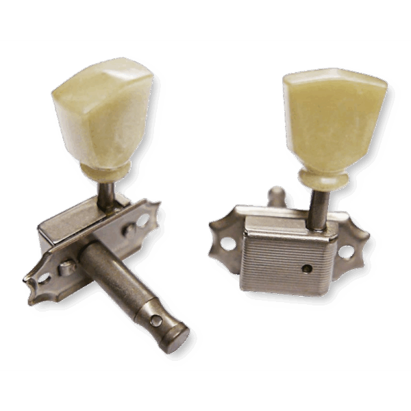 Gotoh SD90 master relic stemmechanieken 3L 3R aged nickel