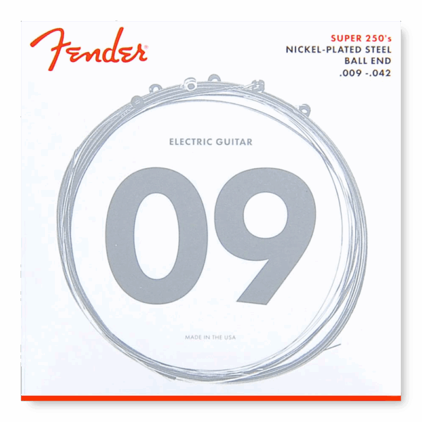 Fender Super 250's snaren 009-042 ball end