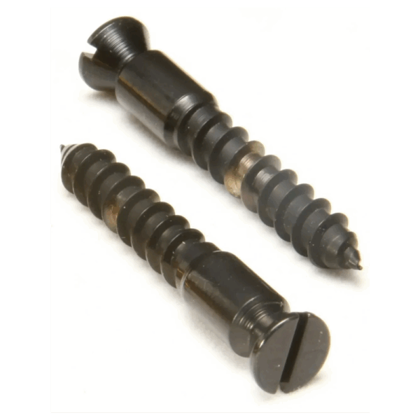 Floyd Rose FRBMWSSB bridge wood screws black