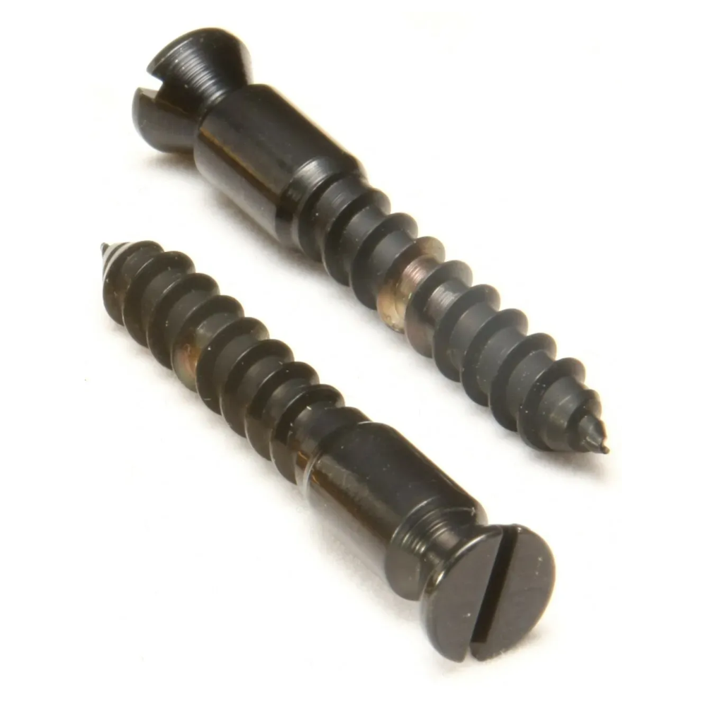 Floyd Rose FRBMWSSB bridge wood screws black