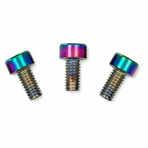 Floyd Rose FRNCSBCP locking nut screws burnt chrome