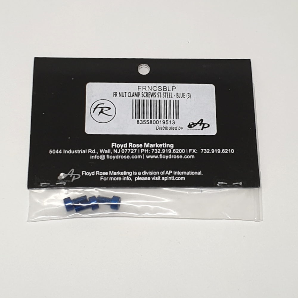 Floyd Rose FRNCSBLP locking nut screws blue - Image 3