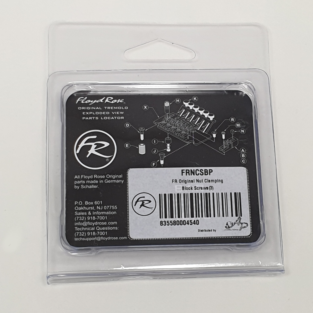 Floyd Rose FRNCSBP locking nut screws black - Image 2