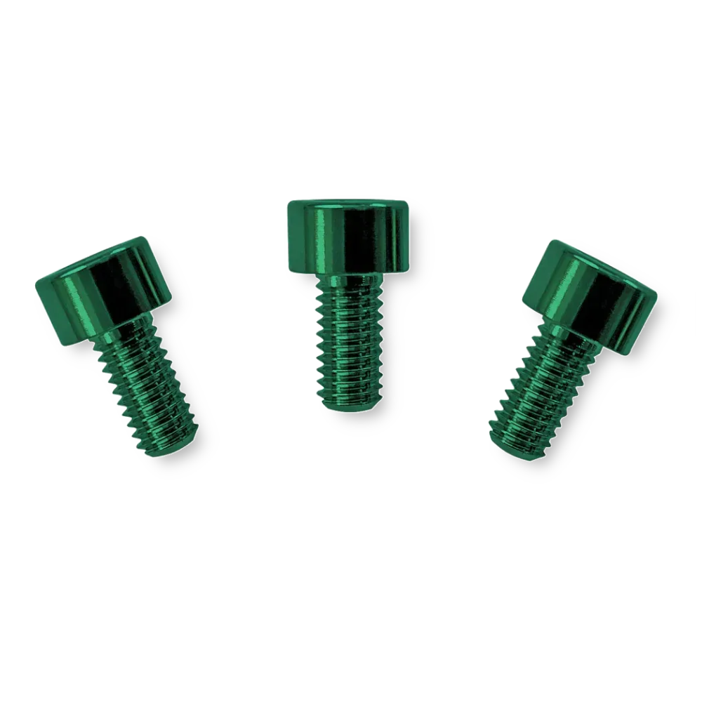 Floyd Rose FRNCSGNP locking nut screws green