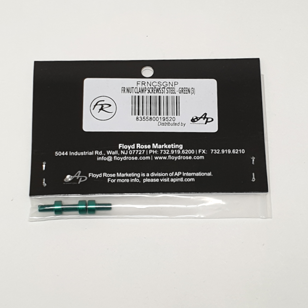 Floyd Rose FRNCSGNP locking nut screws green - Afbeelding 3