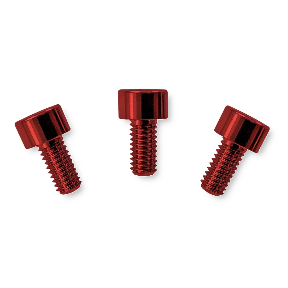 Floyd Rose FRNCSRDP locking nut screws red