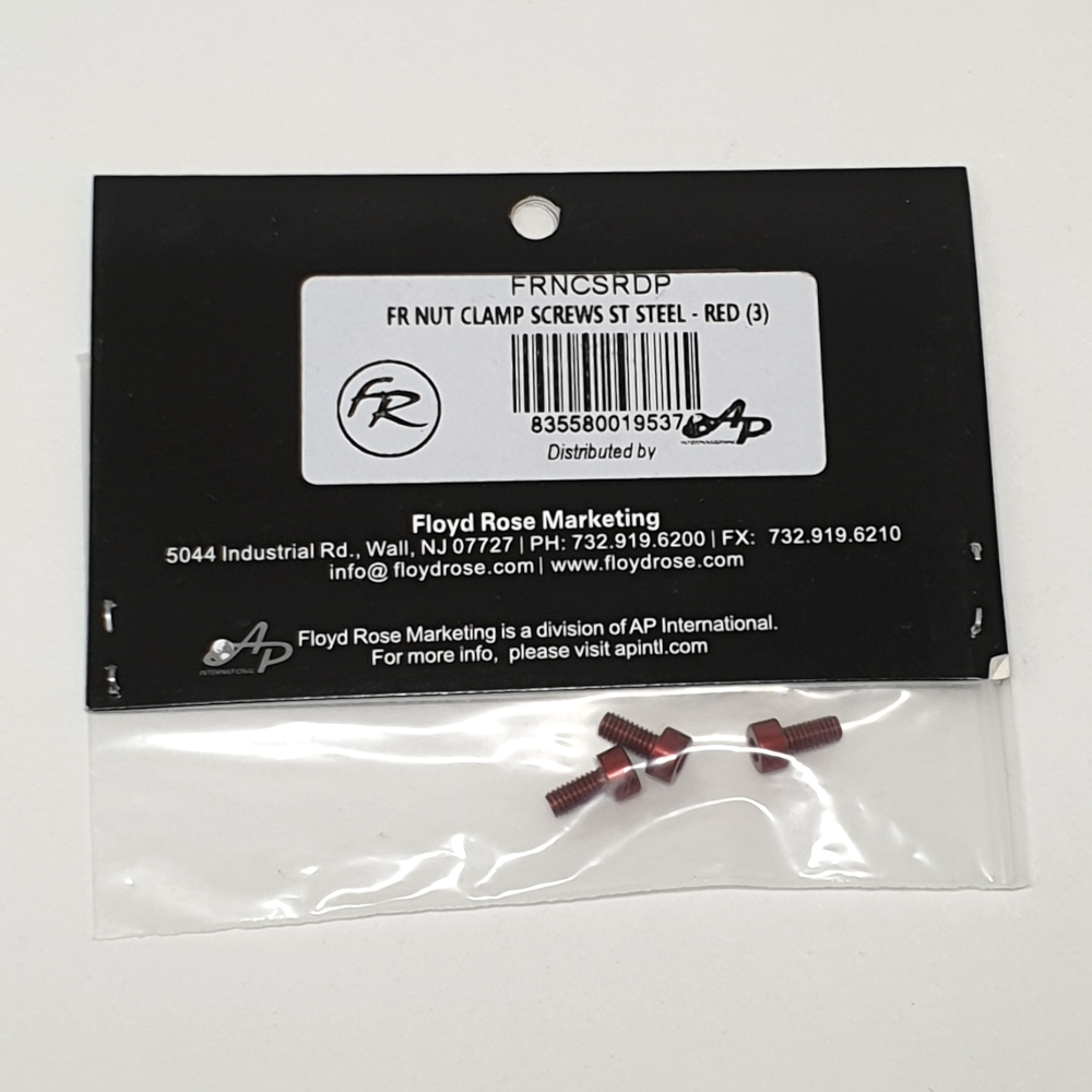 Floyd Rose FRNCSRDP locking nut screws red - Afbeelding 2