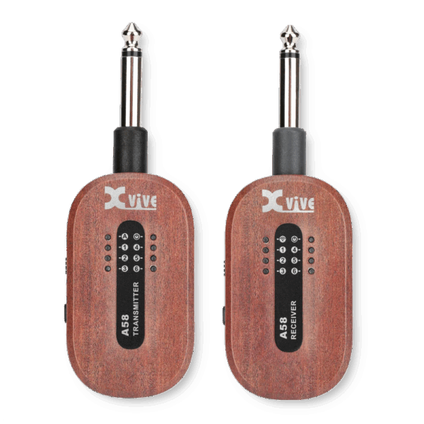Xvive A58 wireless guitar system mahogany
