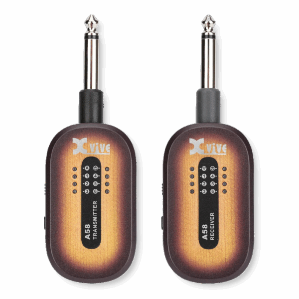 Xvive A58 wireless guitar system sunburst