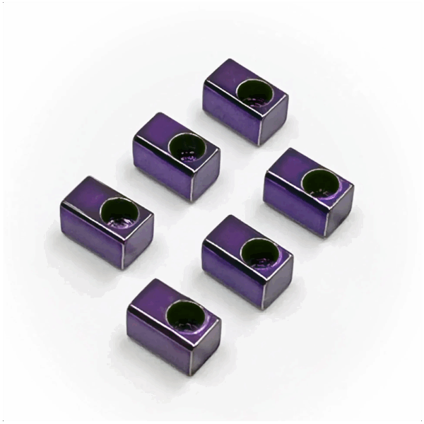 Floyd Rose FROSLIPLP string lock inserts purple
