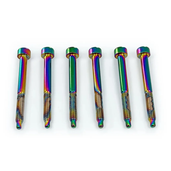 Floyd Rose FROSLSBCP string lock screws M4x40 burnt chrome