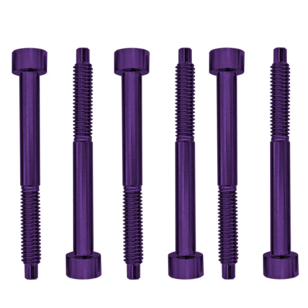 Floyd Rose FROSLSPLP string lock screws M4x40 purple