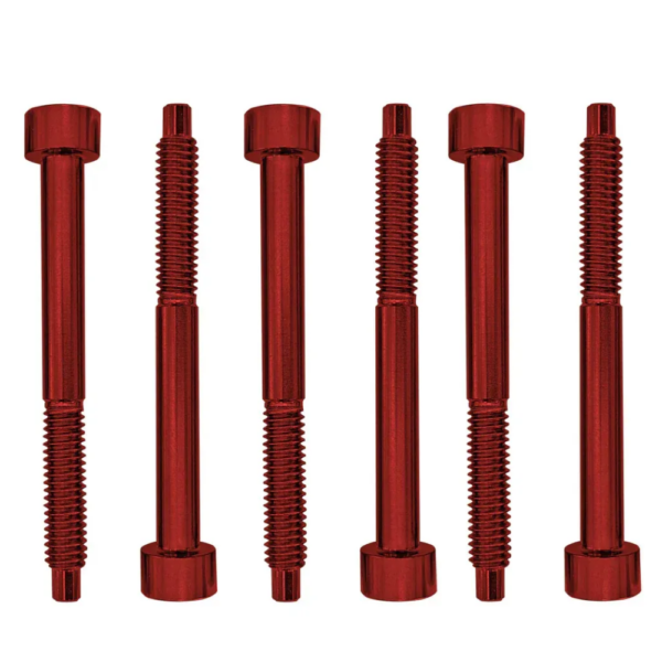Floyd Rose FROSLSRDP string lock screws M4x40 red