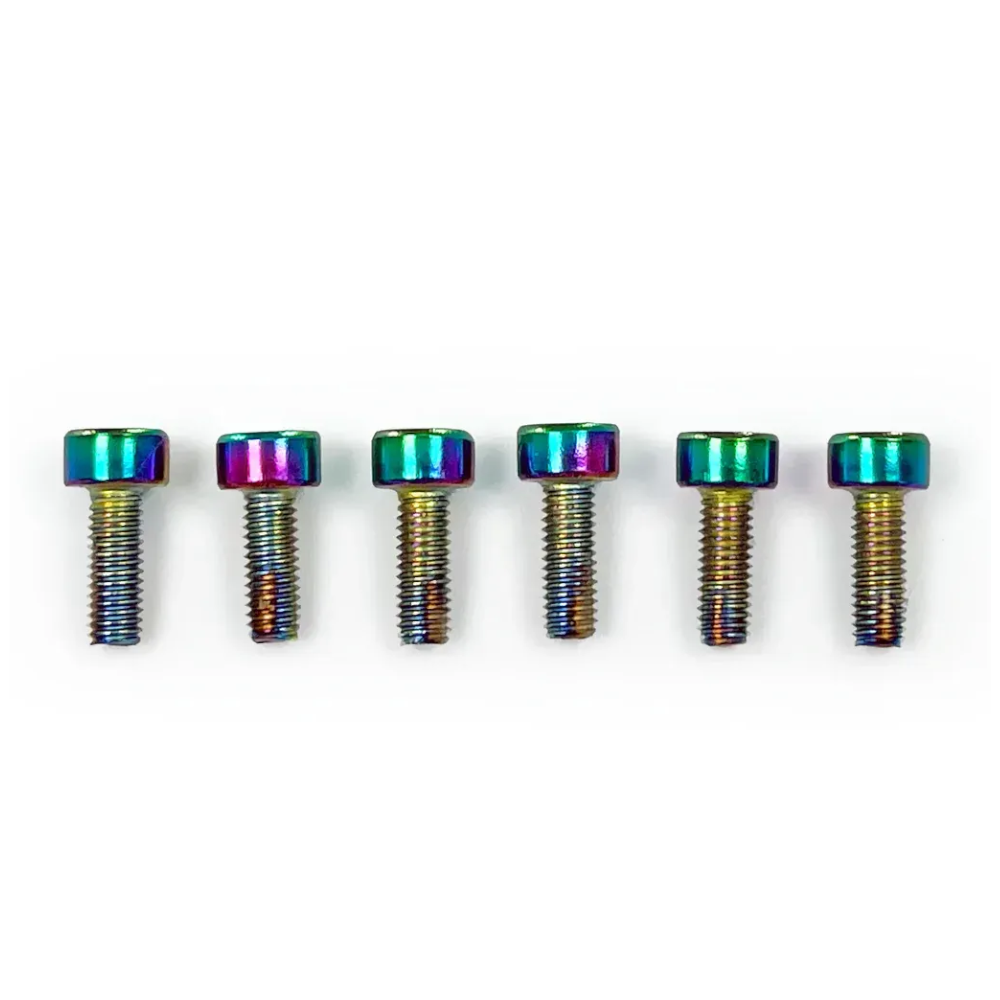 Floyd Rose FROSMSBCP saddle screws burnt chrome