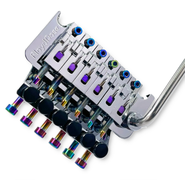Floyd Rose FRT100-BC original tremolo chrome-burnt chrome