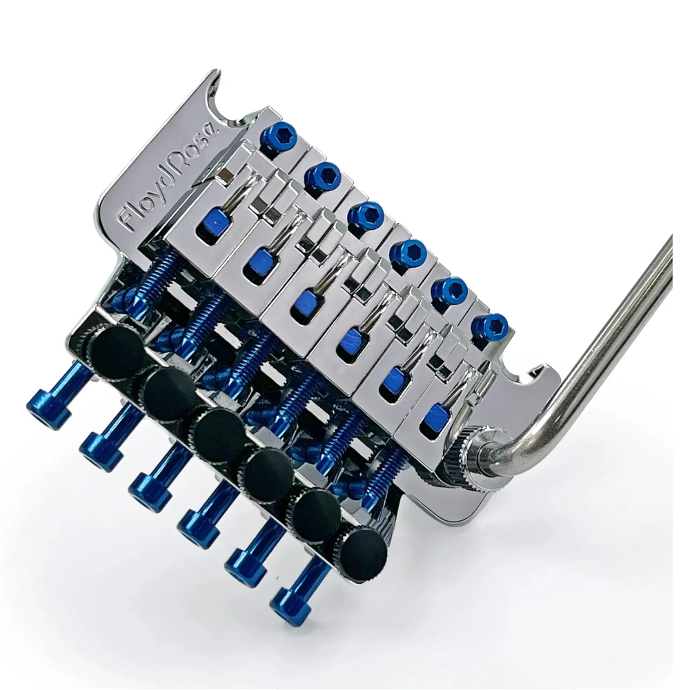 Floyd Rose FRT100-BL original tremolo chrome-blue