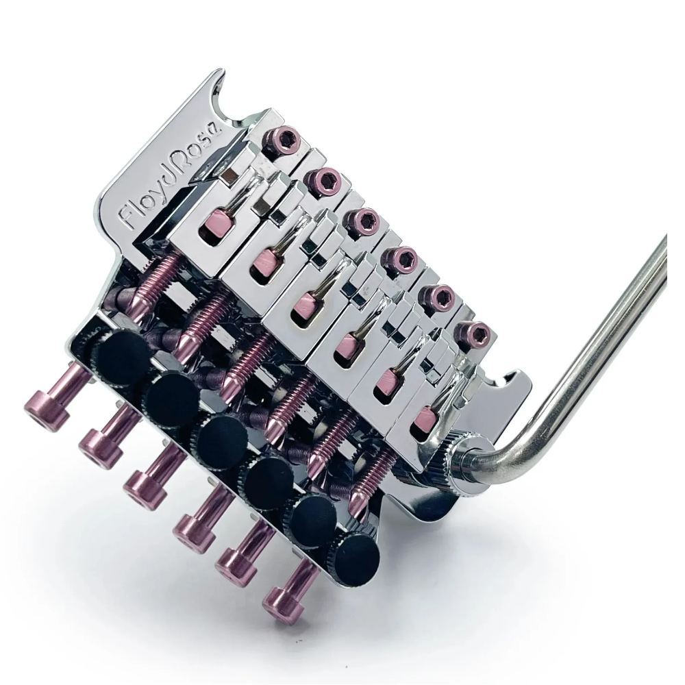 Floyd Rose FRT100-PK original tremolo chrome-pink