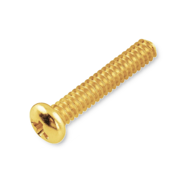 ML MX2115GD pickup schroef M3x15 gold 6 pcs