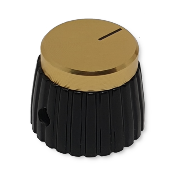 Marshall amplifier knob black-gold