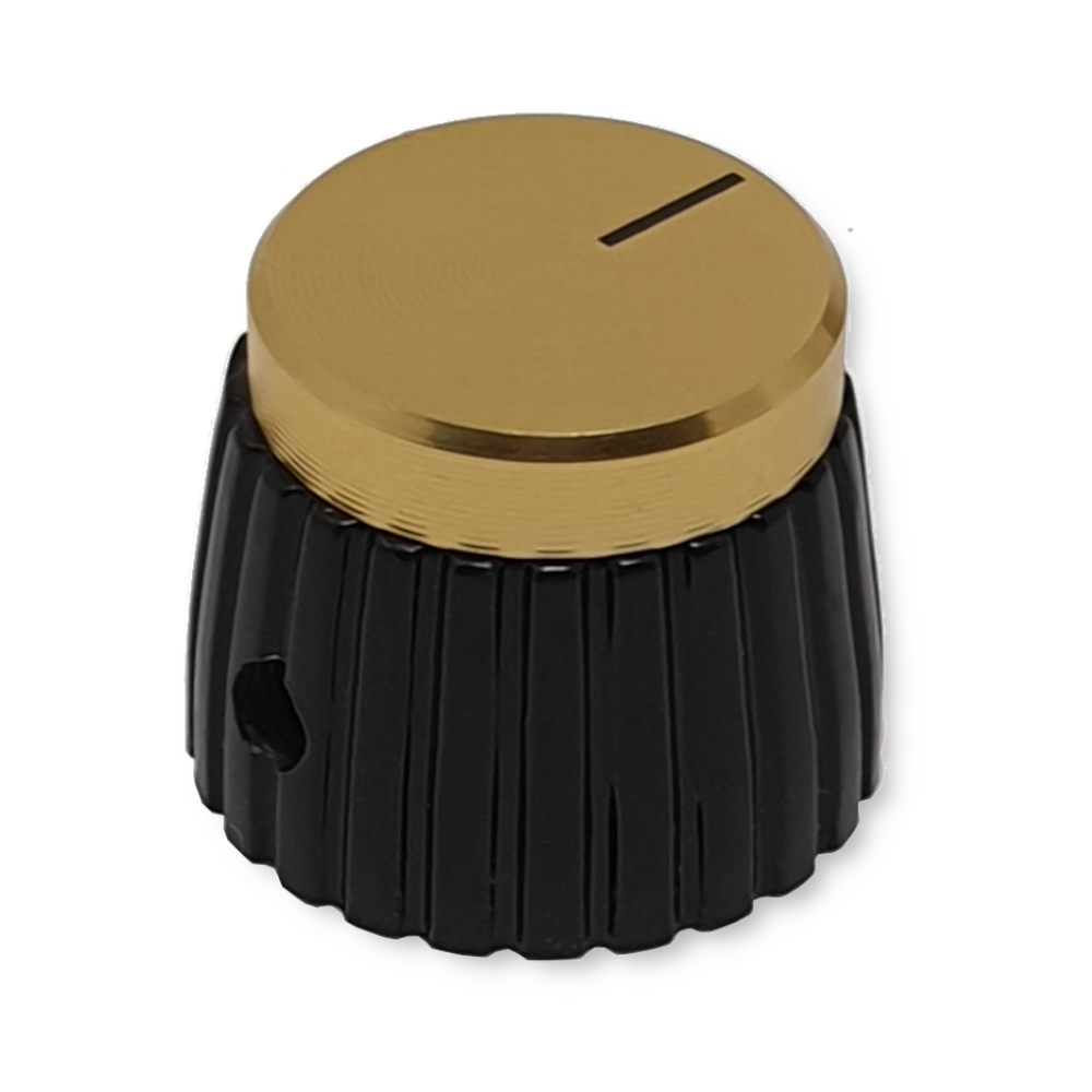 Marshall amplifier knob black-gold