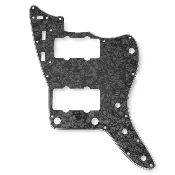 MusicLily jazzmaster slagplaat black pearl 4-ply