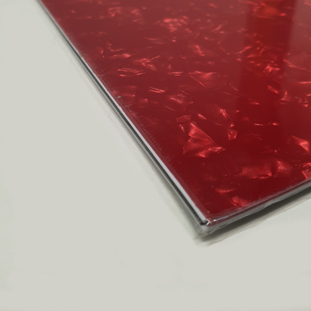 MusicLily M697 slagplaat materiaal 4-ply red pearl, 430 x 290 - Afbeelding 2