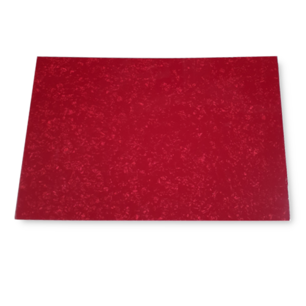 Pickguard blank material red pearl 4-ply 430x290