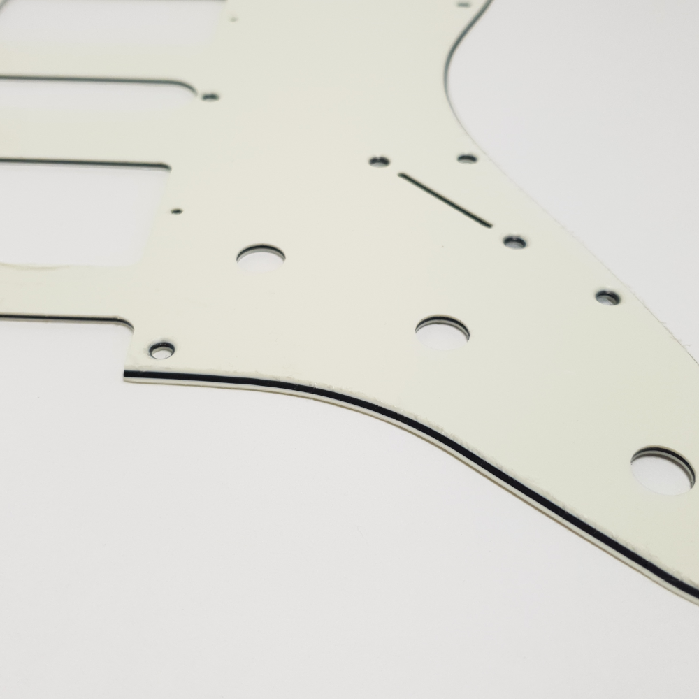 MusicLily MX1378IV stratocaster slagplaat mint ivory 3-ply - Afbeelding 4
