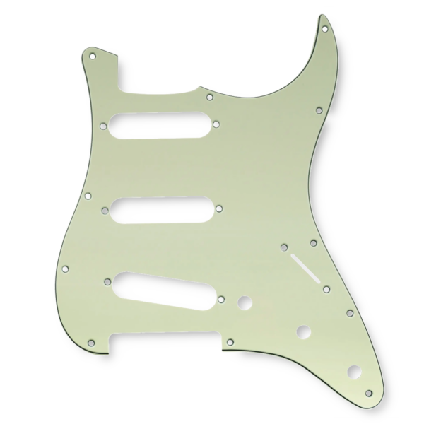 Slagplaat stratocaster 11H 3-ply vintage mint green