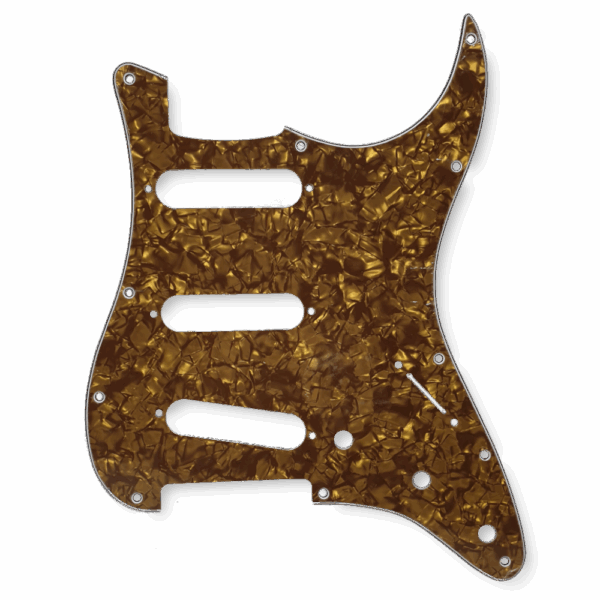 Slagplaat stratocaster gold pearl 11H