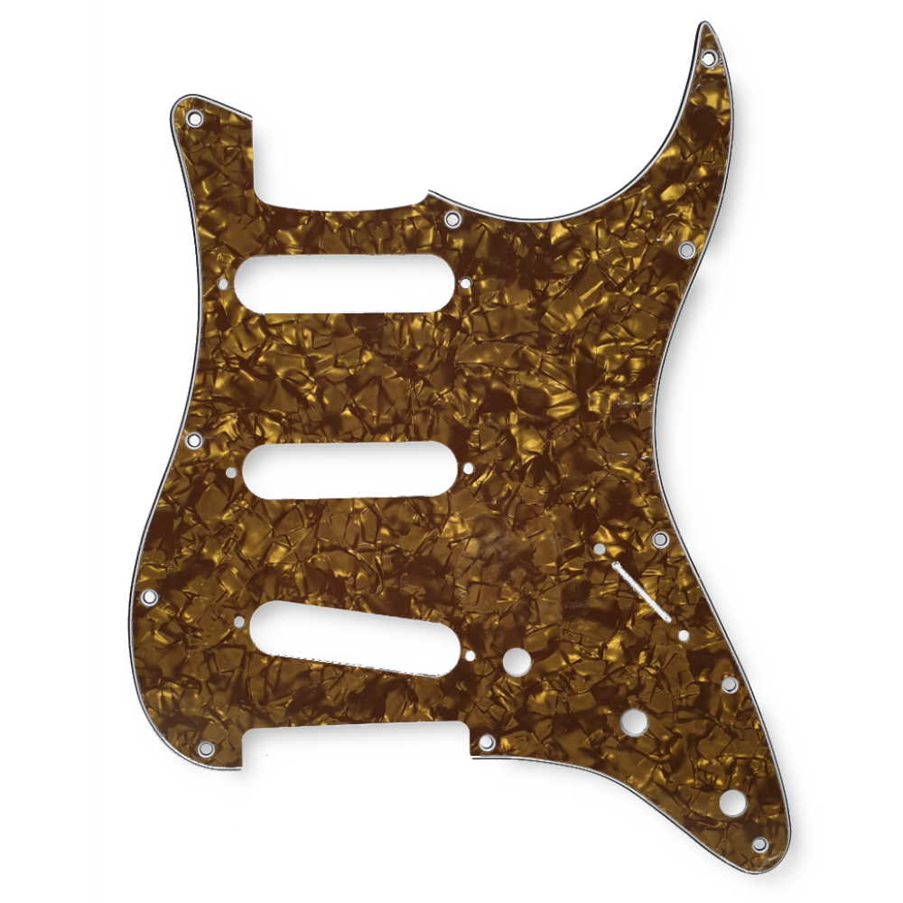 Slagplaat stratocaster gold pearl 11H