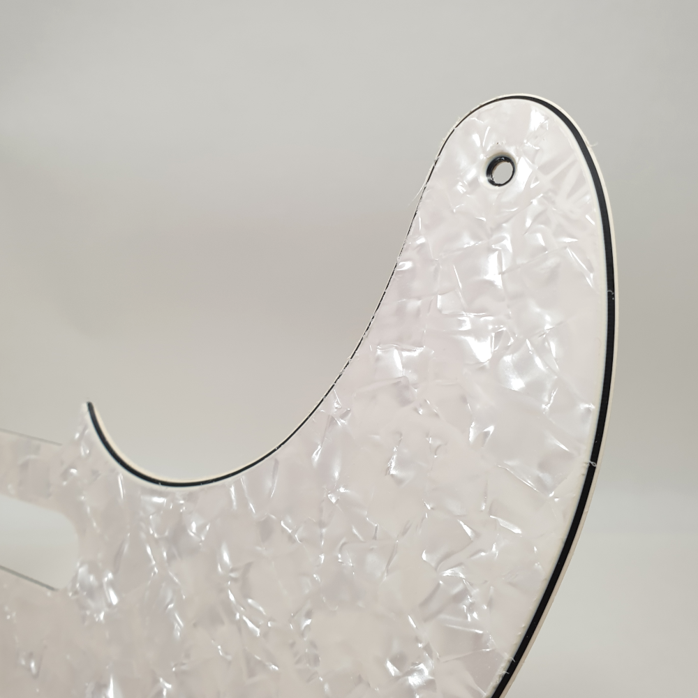 MusicLily MX1410 telecaster slagplaat 5-hole STD 4-ply aged white pearl - Image 3