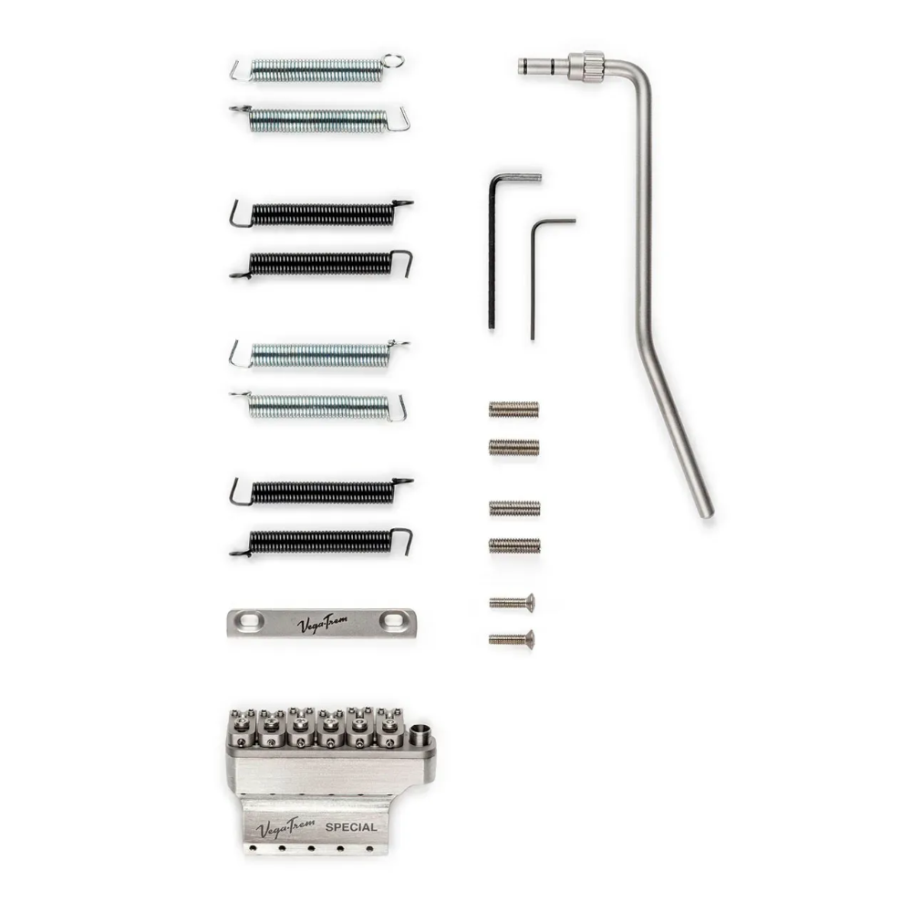 VegaTrem VT1-Special-2P-SA tremolo stainless steel satin - Afbeelding 3